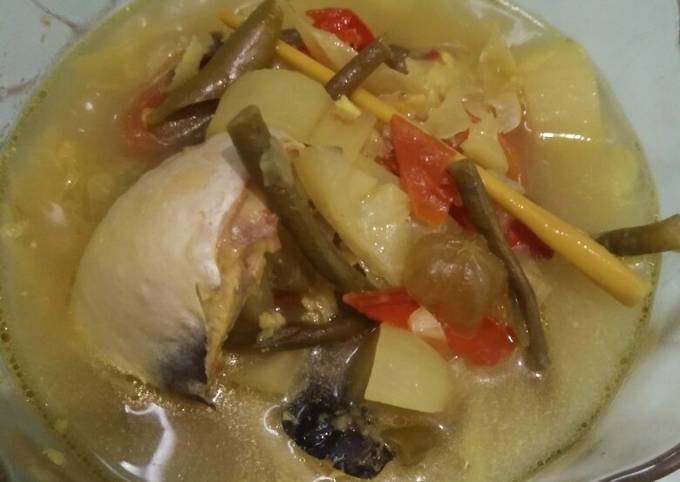 Sayur asam kepala patin