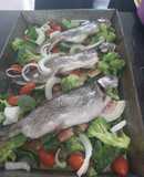 Trucha al horno