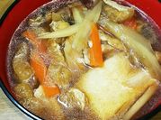 A picture of chicken soba