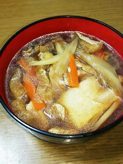 A picture of Yamagata-Style Ozoni Soup: Also Great as Udon or Soba Broth.