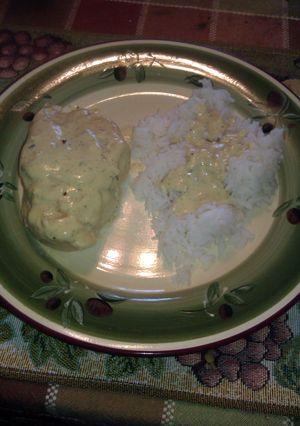 A picture of Dijon Chicken.