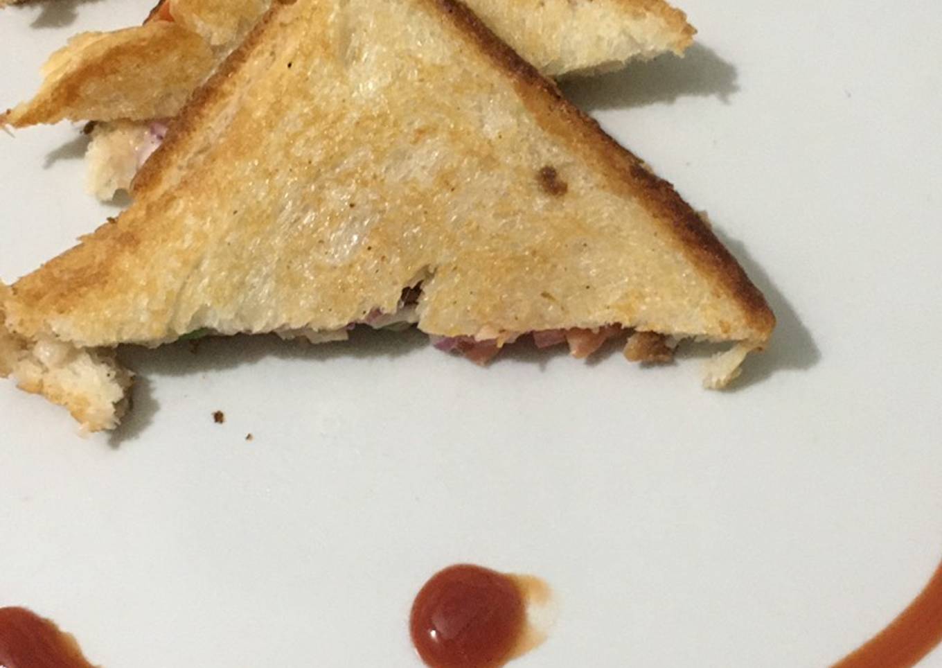 Creamy sandwich