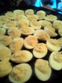 A picture of Deviled Eggs.