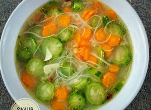 Foto resep Sayur Bening (Oyong Wortel & Soun Vermicelli)
