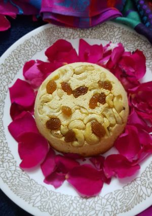 A picture of Chhena Poda Pitha.