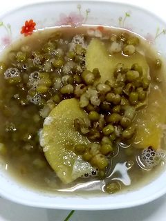 รูปของ ถั่วเขียวต้มน้ำตาลใส่ขิง