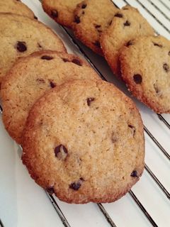 Une photo de Cookies aux pépites de chocolat