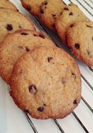 Une photo de Cookies aux pépites de chocolat