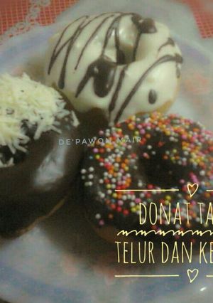Foto resep Donat tanpa telur & kentang