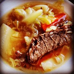 A picture of Instant Pot Beef Nilaga.