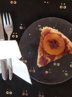 عکسی از دستور کیک برگردان شلیل (آپساید داون)