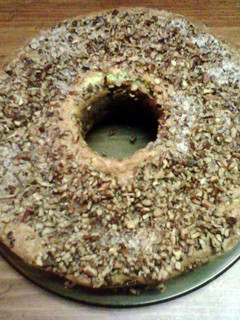A picture of Pistachio Pound Cake.