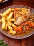 🍗 Pollo a la portuguesa con papas fritas