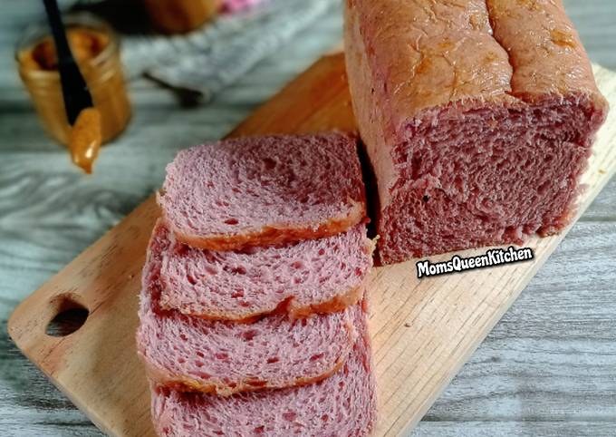 Anti Ribet, Memasak Roti tawar ubi ungu Praktis