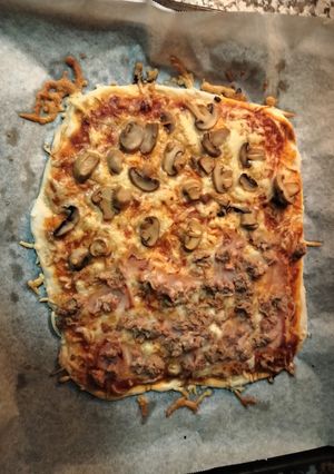 Una foto de Pizza sin levadura