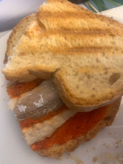 Una foto de Montaditos de caballa (3 recetas en una)
