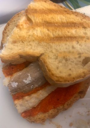 Una foto de Montaditos de caballa (3 recetas en una)