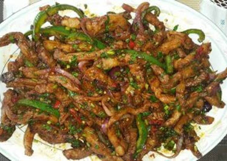Recipe of Perfect Chicken wings with green capsicum