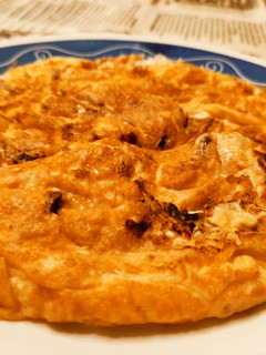 Una foto de Tortilla de atún y crema de queso