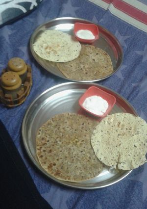 A picture of Moong Paratha.