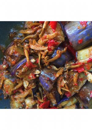 Foto resep Terong teri balado