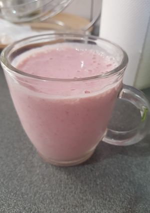 Φωτογραφία της συνταγής Smoothie με μπανάνες και φράουλες 👌