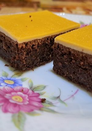 Cukormentes kávés kakaós szelet recept fotója