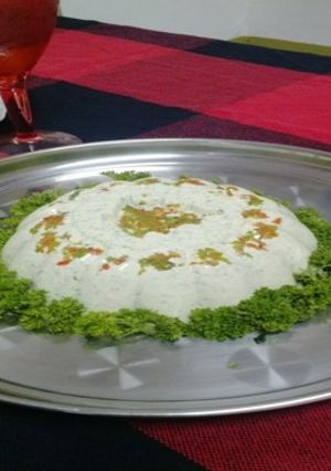 Una foto de Mousse de cilantro