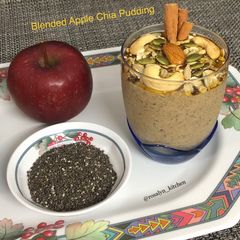 A picture of Blended Apple Chia Pudding.
