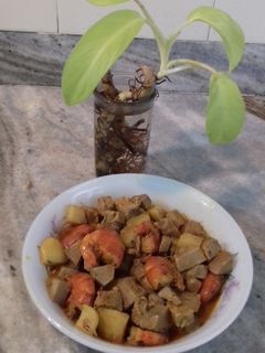 এঁচোড় চিংড়ি (echor chingri recipe in Bengali) রেসিপির প্রধান ছবি