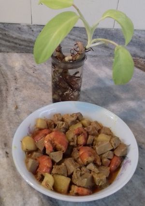 এঁচোড় চিংড়ি (echor chingri recipe in Bengali) রেসিপির প্রধান ছবি