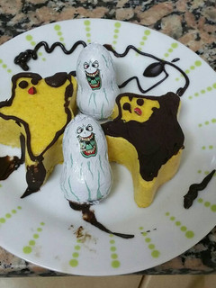 Una foto de Fantasmas de mousse de calabaza