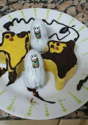 Una foto de Fantasmas de mousse de calabaza