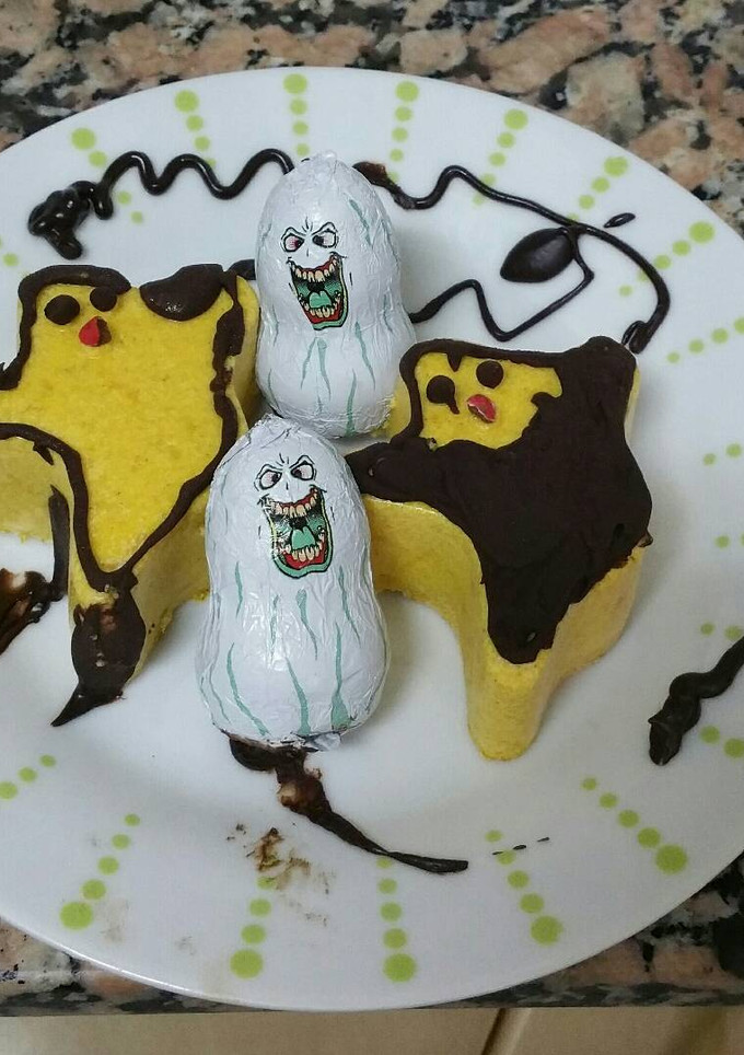 Una foto de Fantasmas de mousse de calabaza