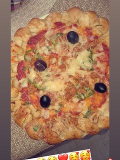 صورة لوصفة بيتزا