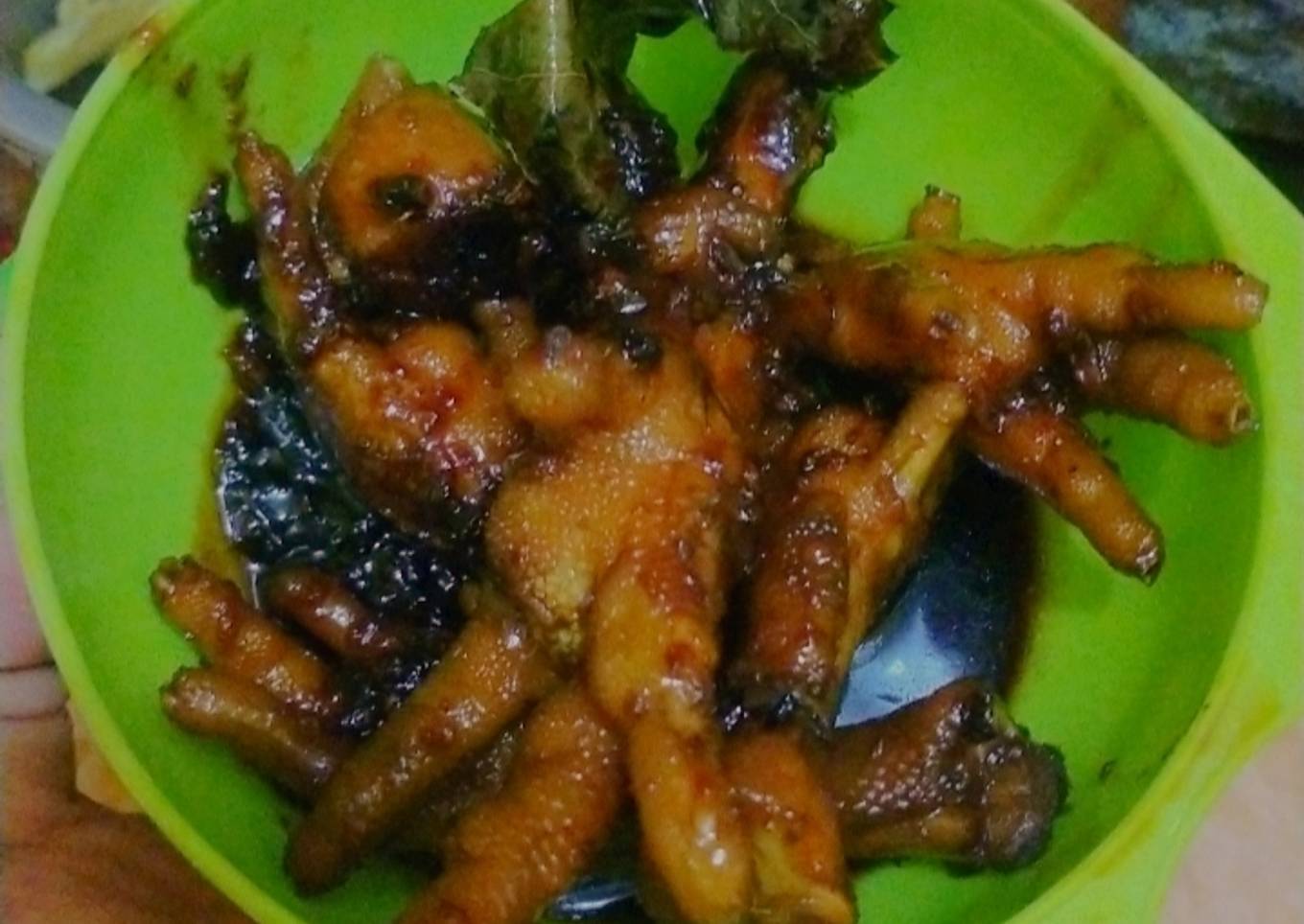 Ceker Bumbu Kecap