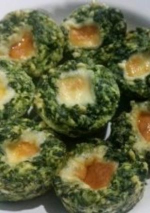 Una foto de Muffins de Espinaca y Ricota