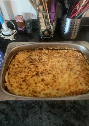 Una foto de Macarrones con salsa boloñesa