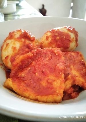 Foto resep Telur Tahu Bumbu Bali