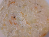 Sopa con avena