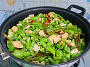 Gambar tumis tahu bunga bawang