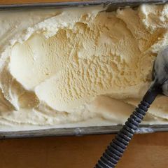 A picture of My yummy vanilla ice cream.