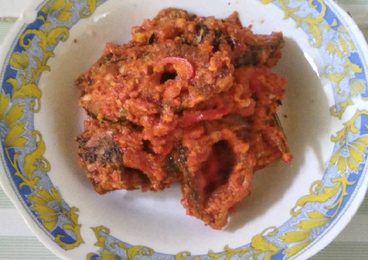 Balado ikan patin