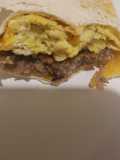 Egg sausage burrito
