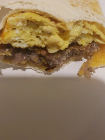 Easy Ways Make Recipes Egg sausage burrito the Delicious Tasty.