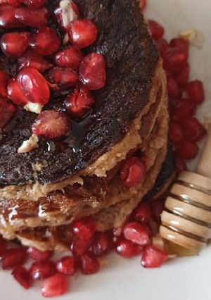 Φωτογραφία της συνταγής Pancakes ρόδι!! ⭐⭐⭐