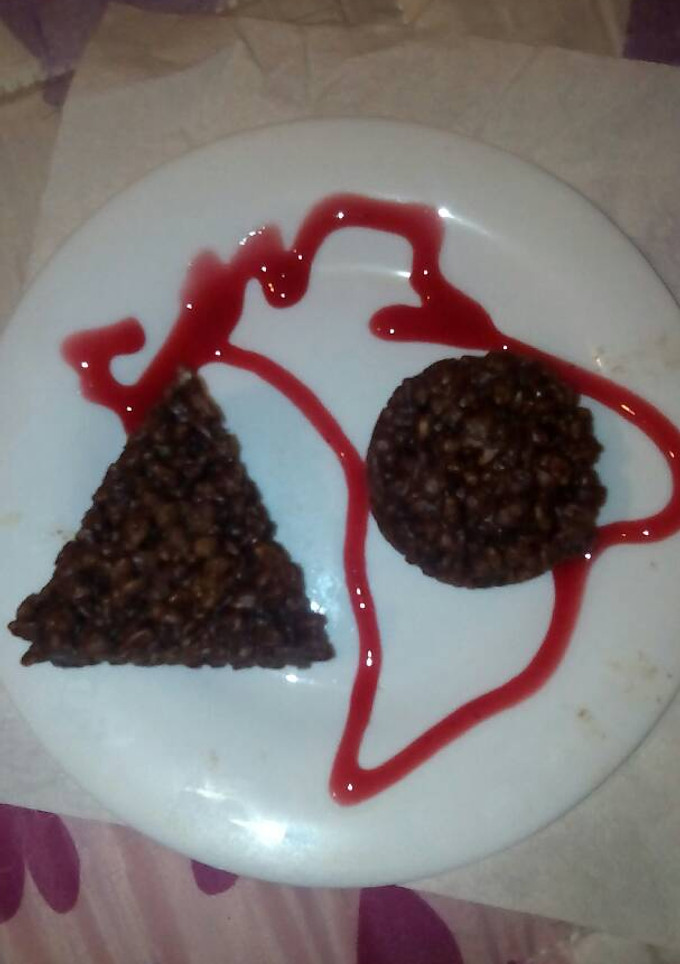 Una foto de Galletas de Chocolate y Arroz inflado