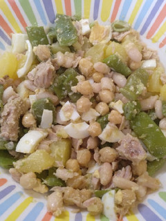 Una foto de Ensalada de judías
