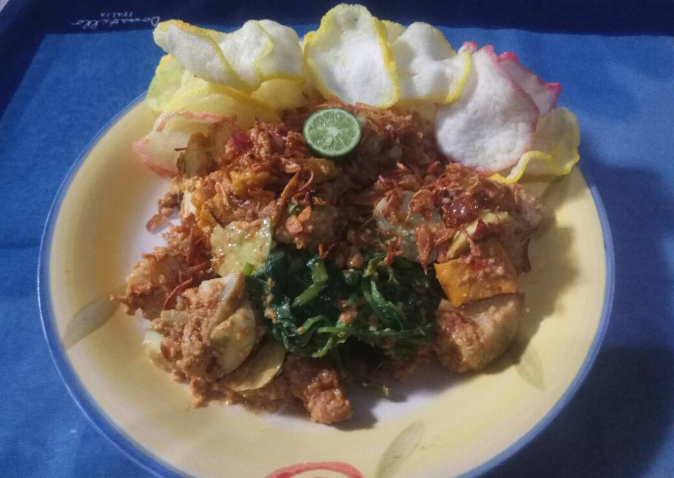 Gado gado lontong Betawi#DapoerMmannaRohana