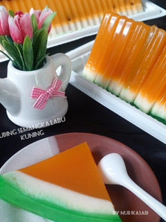 Foto resep 1. Puding Semangka Labu Kuning